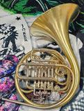 Yamaha 567 Yellow Brass Double French Horn GREAT COMPRESSION (Free Shipping Lower 48 States)