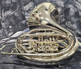 Yamaha 668N Nickel Silver Double French Horn GREAT COMPRESSION (Free Shipping Lower 48)