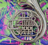 Conn 8D Eastlake Ohio Nickel Silver Double French Horn (Free Postage Lower 48 States)