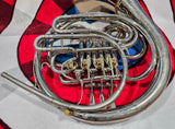 Lawson Nickel Silver Double French Horn W/Nickel Bronze Bell (Free Postage Lower 48 States)