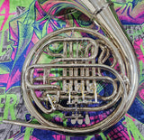 Yamaha YHR-668ND Nickel Silver Cut Bell Double French Horn (Free Postage Lower 48 States)