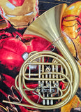 King Fidelio Detachable Bell Brushed Finish Double French Horn (Free Postage Lower 48 States)