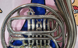 Olds Fullerton California Nickel Silver Double French Horn (Free Shipping Lower 48 USA)