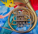 Conn 10D Geyer Wrap Yellow Brass Cut Bell Double French Horn (Free Postage Lower 48 States)