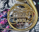 Yamaha 567 Yellow Brass Double French Horn GREAT COMPRESSION (Free Shipping Lower 48 States)