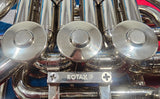 Willson Nickel Silver Mechanical Linkage Double French Horn Rotax Valves (Free Postage Lower 48 States)