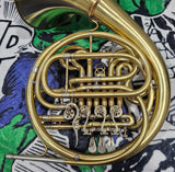 Vincent Dell'Osa Philadelphia PA German Stencil (Hans Hoyer?) Double French Horn (Free Postage Lower 48 States)