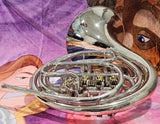 Reynolds Contempora Nickel Silver Doube French Horn GREAT COMPRESSION (FREE POSTAGE LOWER 48 STATES}