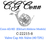 Conn 6D 8D Elkhart & Abilene French Horn 4th Valve Cap  (Free Shipping Lower 48 States