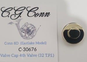 Conn 8D Eastlake French Horn 4th Valve Cap (Free Shipping Lower 48 States