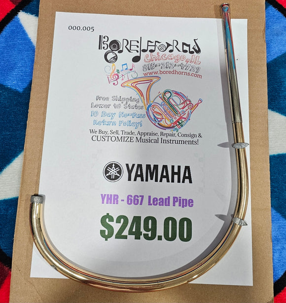 Yamaha YHR-667 Double French Horn Lead Pipe 000,005 (Free Shipping Lower 48 States)