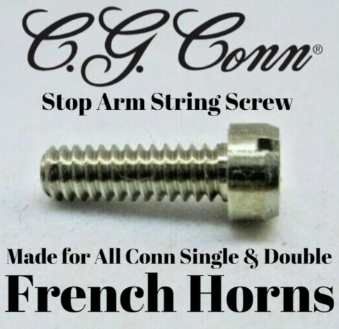 Conn Stop Arm String Screw (All Model Single & Double French Horns) Fr ...