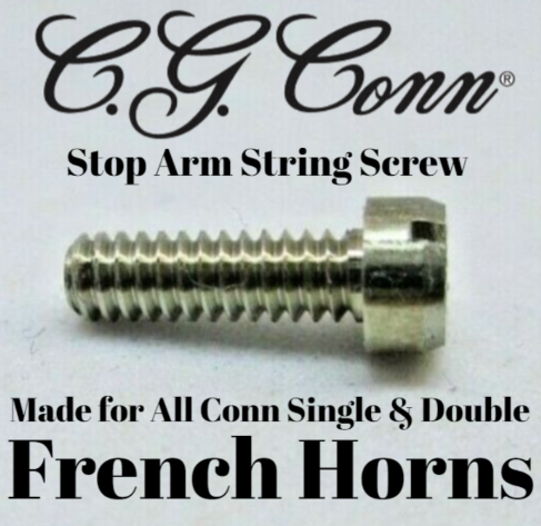 Conn Stop Arm String Screw (All Model Single & Double French Horns) Free Shipping USA